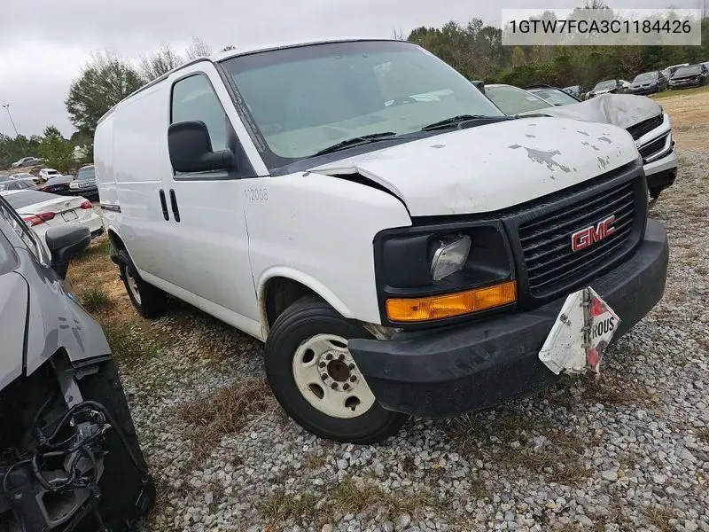 1GTW7FCA3C1184426 2012 GMC Savana 2500 Work Van