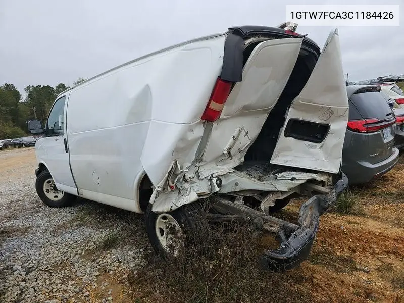 1GTW7FCA3C1184426 2012 GMC Savana 2500 Work Van