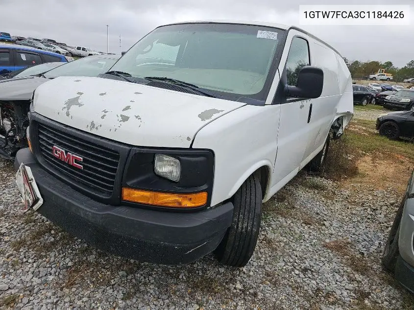1GTW7FCA3C1184426 2012 GMC Savana 2500 Work Van
