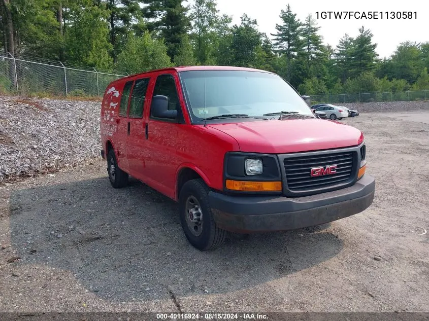 1GTW7FCA5E1130581 2014 GMC Savana 2500 Work Van