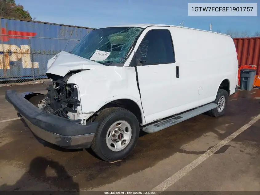 1GTW7FCF8F1901757 2015 GMC Savana 2500 Work Van