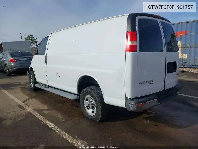 1GTW7FCF8F1901757 2015 GMC Savana 2500 Work Van