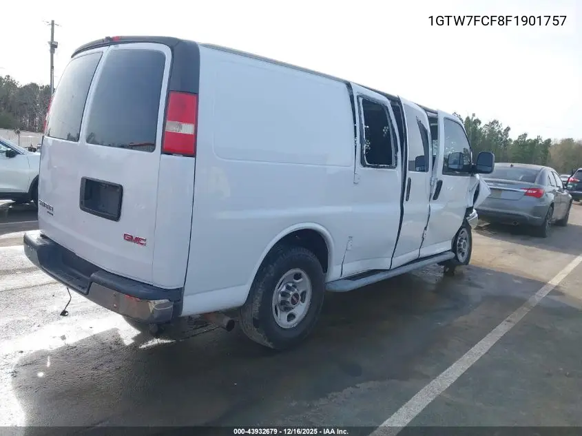 1GTW7FCF8F1901757 2015 GMC Savana 2500 Work Van