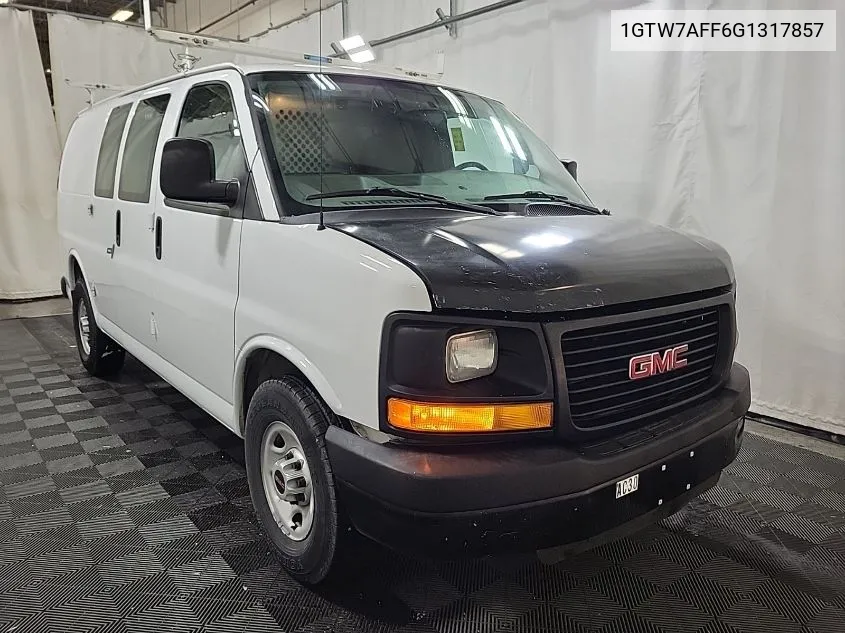 1GTW7AFF6G1317857 2016 GMC Savana 2500 Work Van