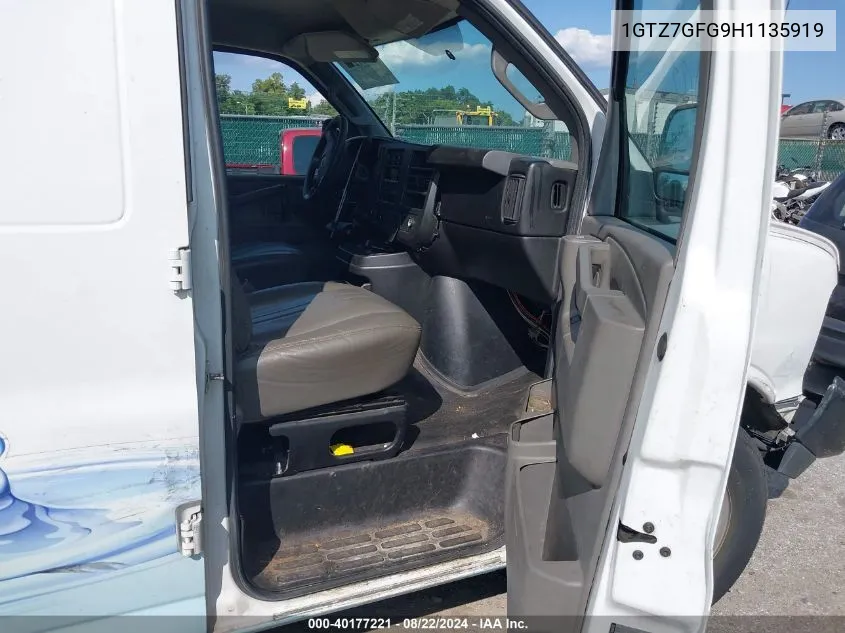 1GTZ7GFG9H1135919 2017 GMC Savana 3500 Work Van