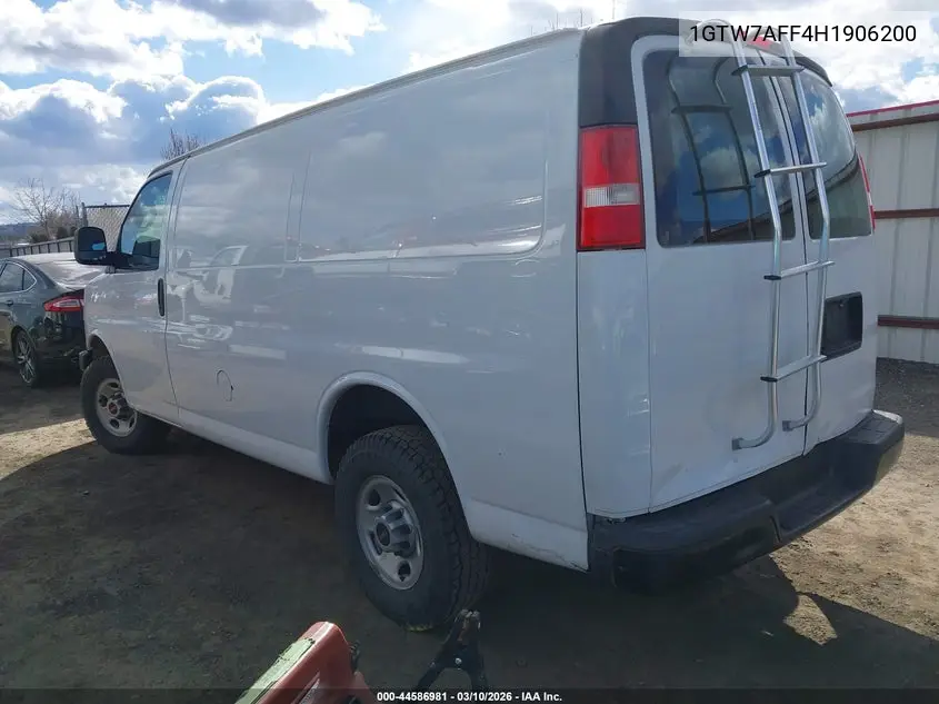 1GTW7AFF4H1906200 2017 GMC Savana 2500 Work Van