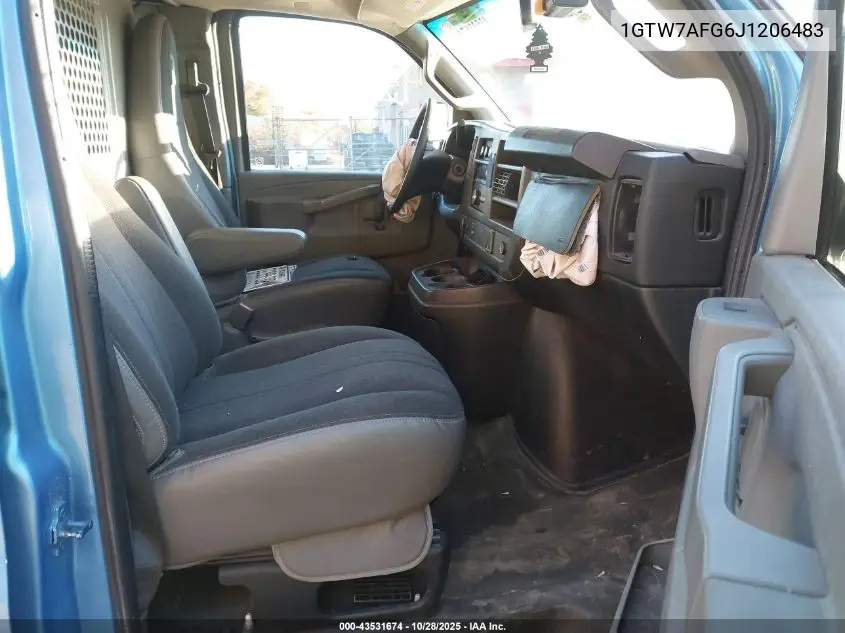 1GTW7AFG6J1206483 2018 GMC Savana 2500 Work Van