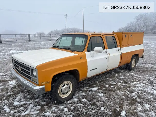 1GTGR23K7KJ508802 1989 GMC Sierra 2500 1989 GMC Sierra 2500 Sl 4X2 Crew Cab Pickup