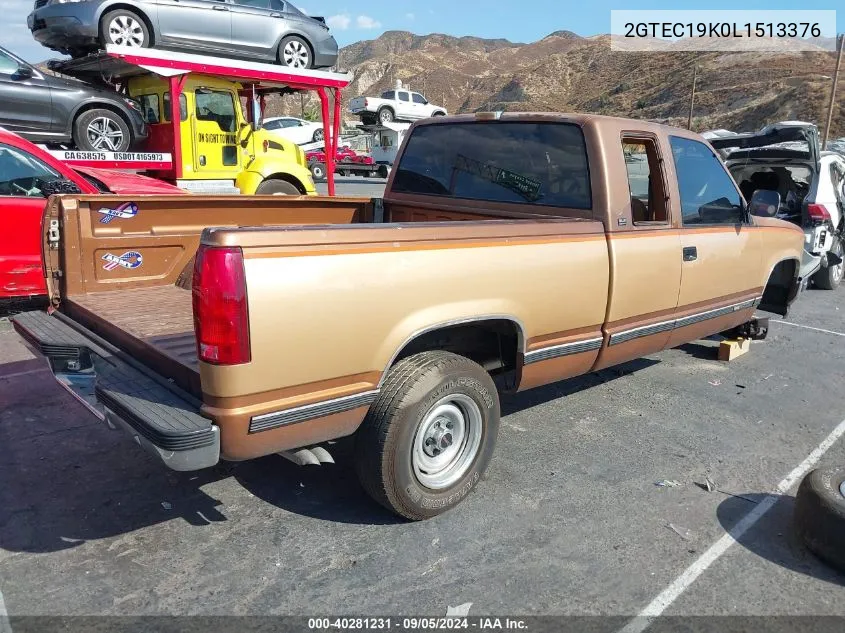 2GTEC19K0L1513376 1990 GMC Sierra C1500