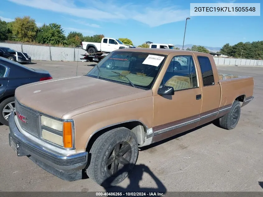 2GTEC19K7L1505548 1990 GMC Sierra C1500