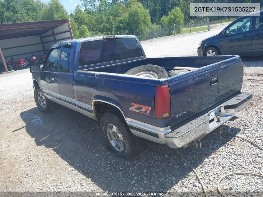 2GTEK19K7S1505227 1995 GMC Sierra K1500