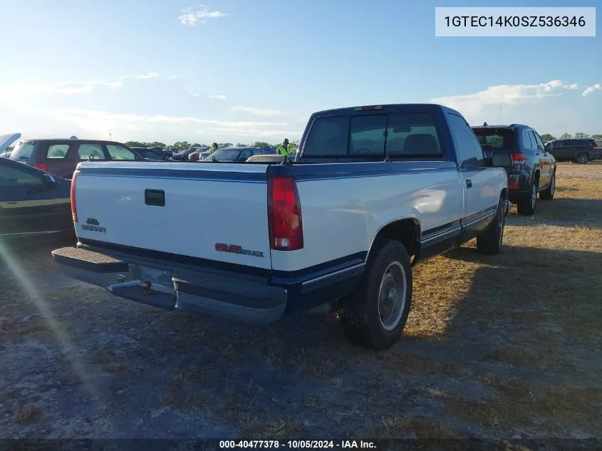 1GTEC14K0SZ536346 1995 GMC Sierra C1500