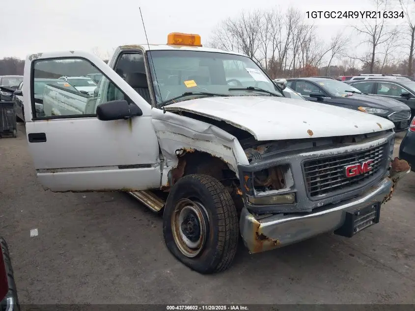 1GTGC24R9YR216334 2000 GMC Sierra 2500 Classic Sl