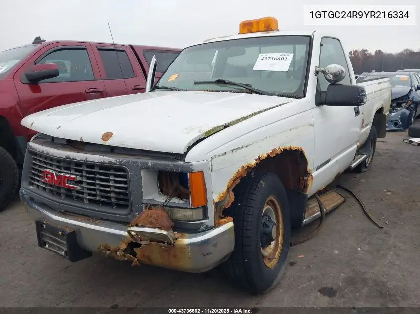 1GTGC24R9YR216334 2000 GMC Sierra 2500 Classic Sl