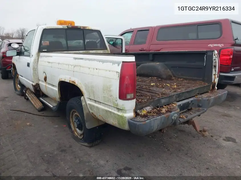 1GTGC24R9YR216334 2000 GMC Sierra 2500 Classic Sl