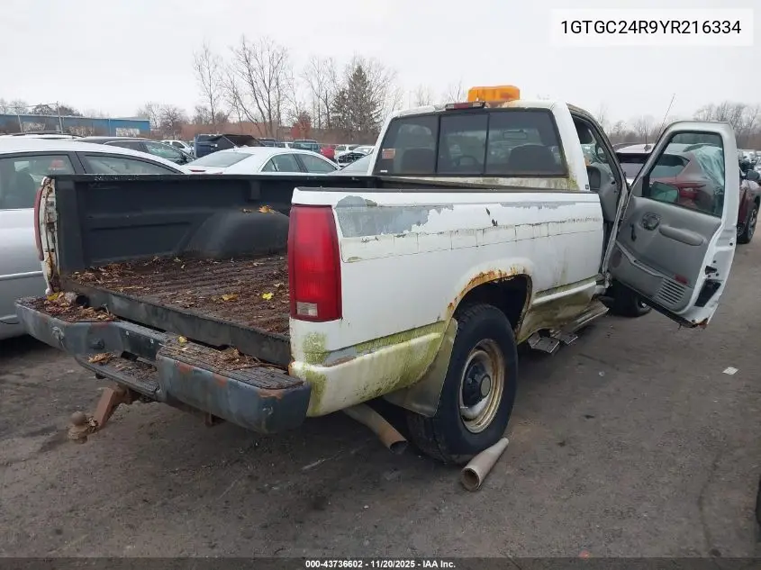 1GTGC24R9YR216334 2000 GMC Sierra 2500 Classic Sl