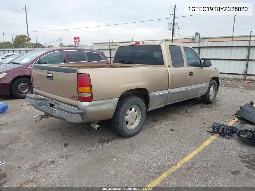 1GTEC19T8YZ325020 2000 GMC Sierra 1500 Sle