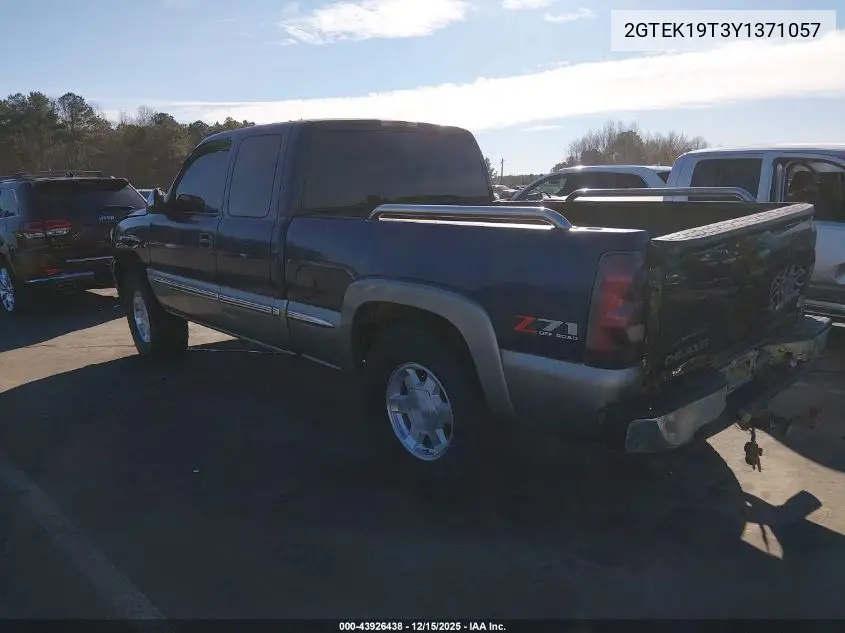2GTEK19T3Y1371057 2000 GMC Sierra 1500 Sle