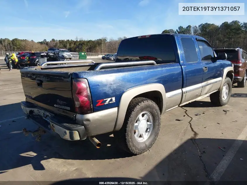 2GTEK19T3Y1371057 2000 GMC Sierra 1500 Sle