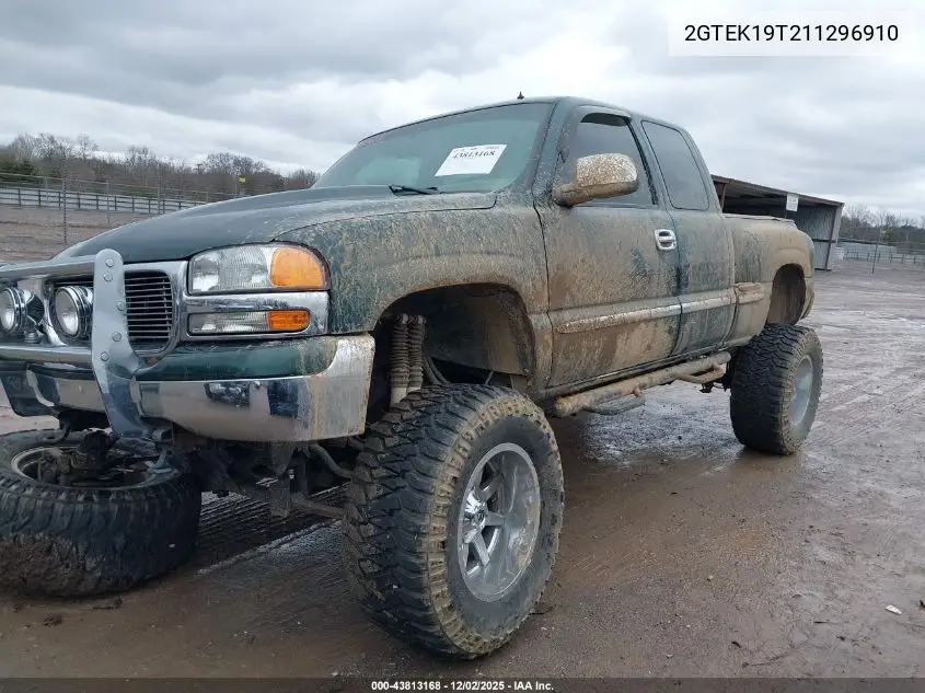 2GTEK19T211296910 2001 GMC Sierra 1500 Sle