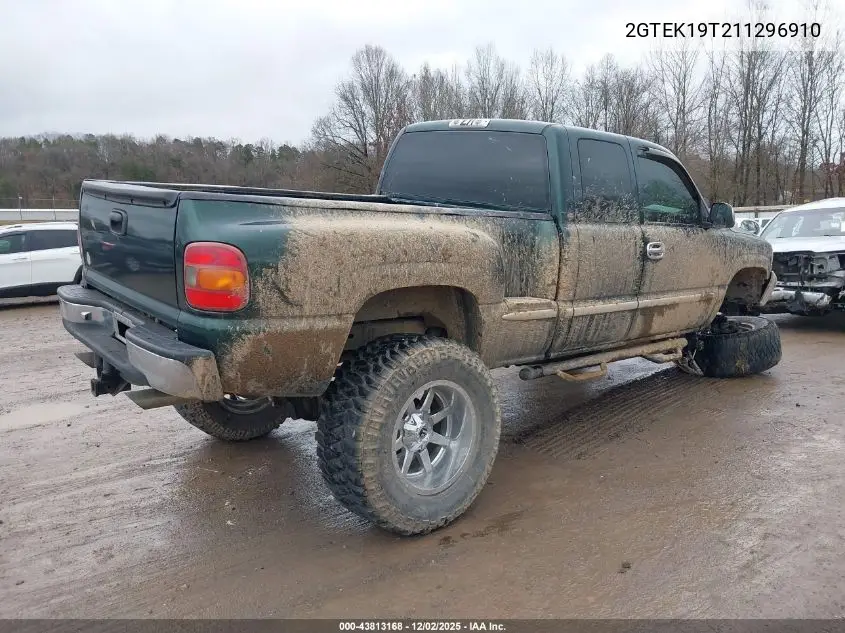 2GTEK19T211296910 2001 GMC Sierra 1500 Sle