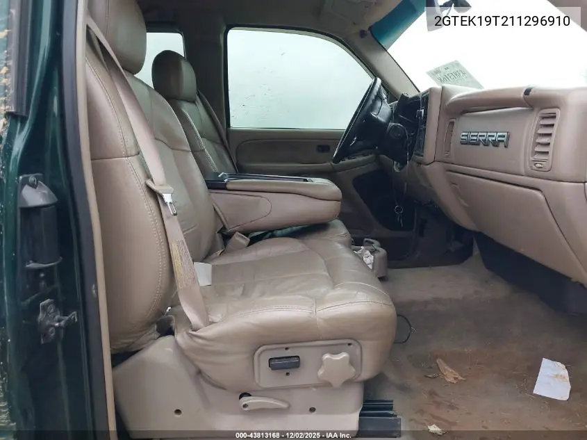 2GTEK19T211296910 2001 GMC Sierra 1500 Sle