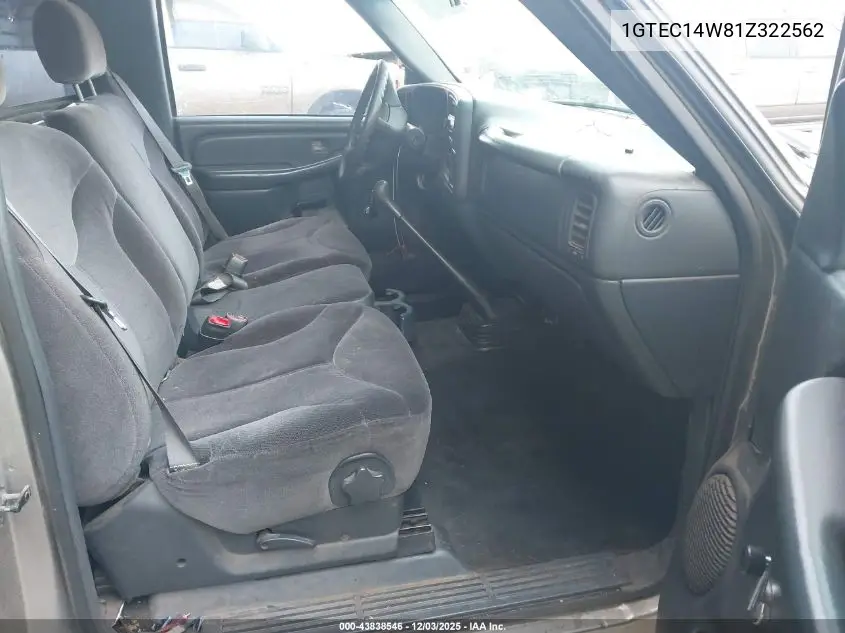 1GTEC14W81Z322562 2001 GMC Sierra 1500 Sl
