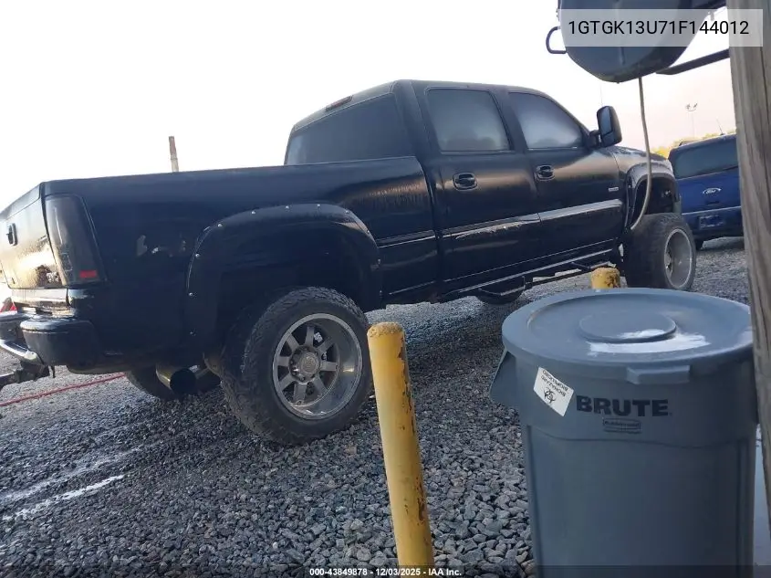 1GTGK13U71F144012 2001 GMC Sierra 1500Hd Sle