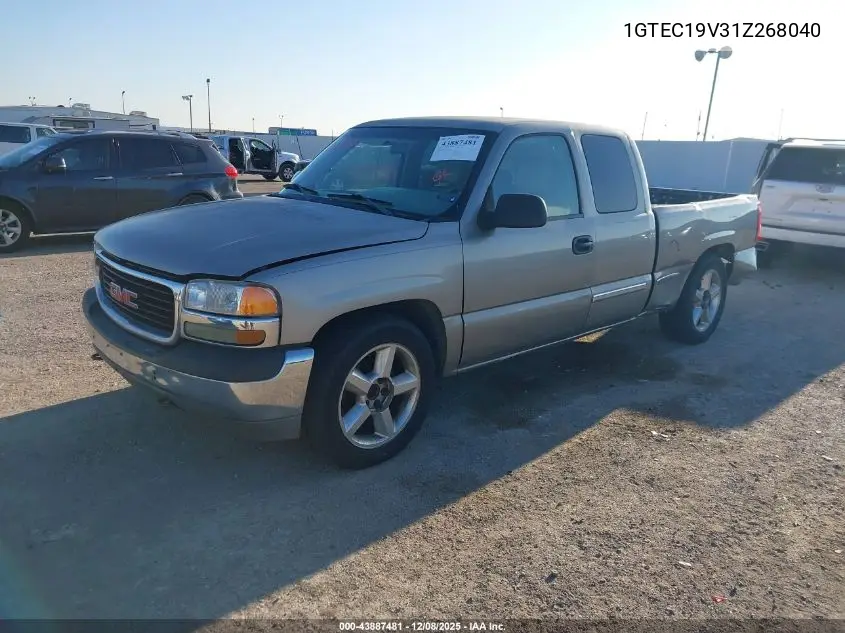 1GTEC19V31Z268040 2001 GMC Sierra 1500 Sl
