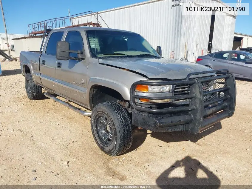 1GTHK23U21F101790 2001 GMC Sierra 2500Hd Sle