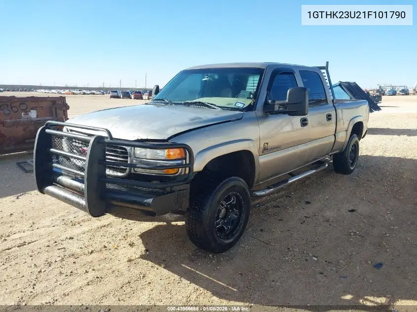 1GTHK23U21F101790 2001 GMC Sierra 2500Hd Sle
