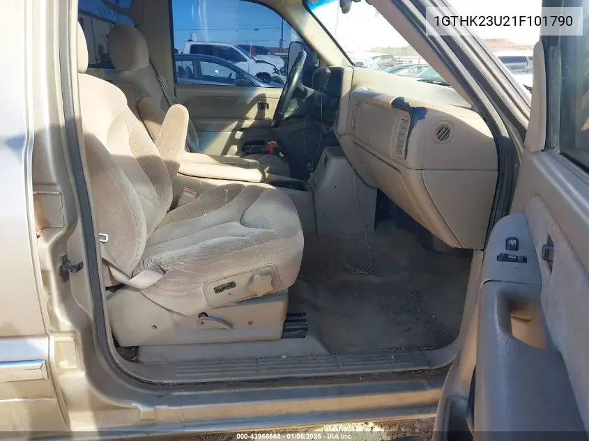 1GTHK23U21F101790 2001 GMC Sierra 2500Hd Sle