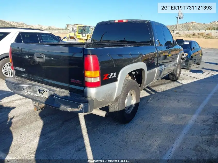 2GTEK19T731121393 2003 GMC Sierra 1500 Slt