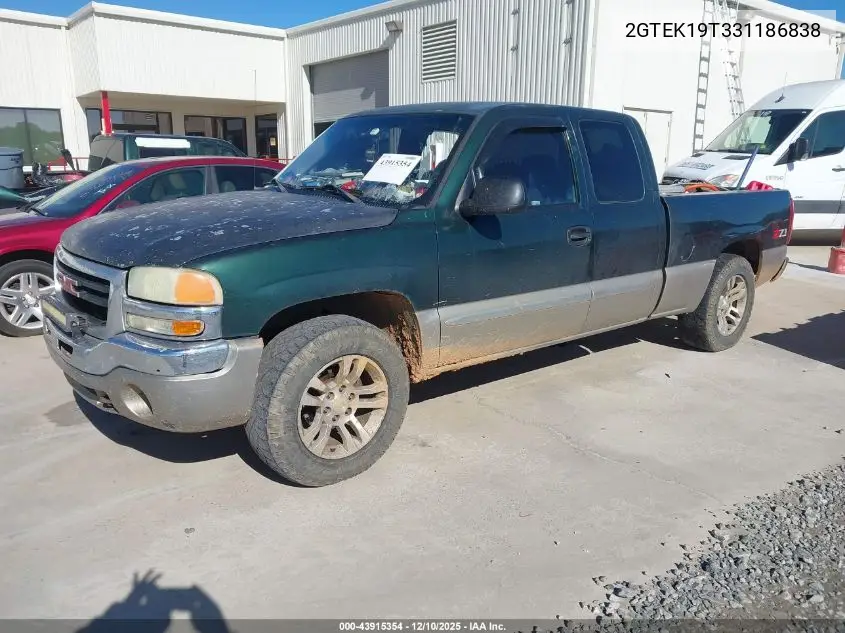 2GTEK19T331186838 2003 GMC Sierra 1500 Sle