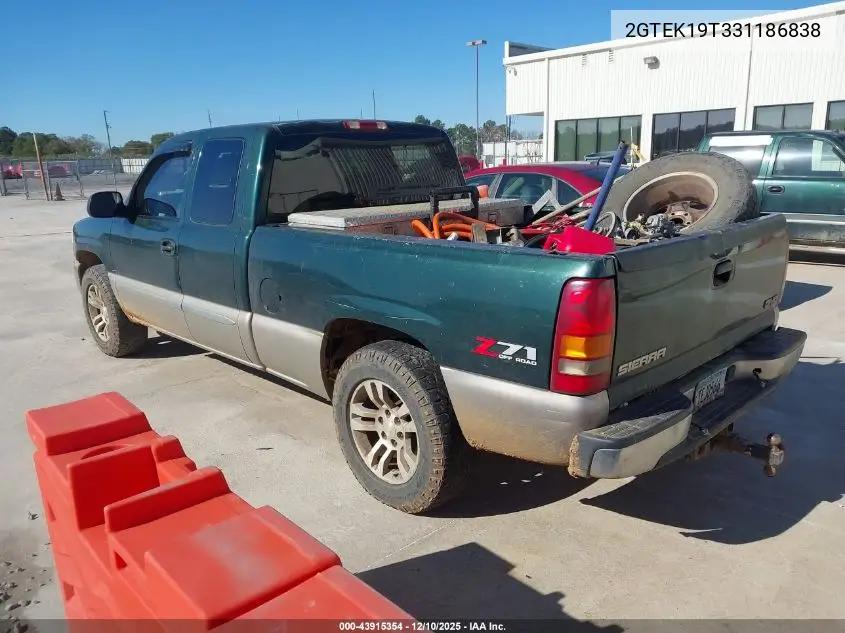 2GTEK19T331186838 2003 GMC Sierra 1500 Sle