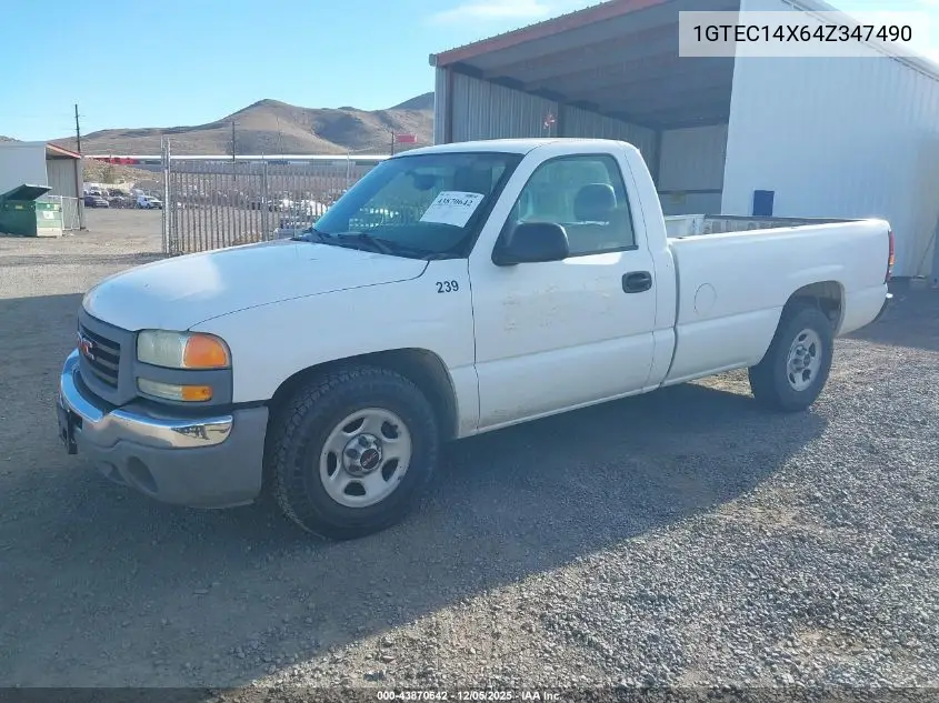 1GTEC14X64Z347490 2004 GMC Sierra 1500 Work Truck