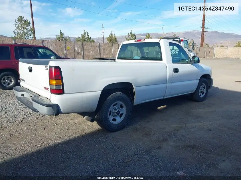 1GTEC14X64Z347490 2004 GMC Sierra 1500 Work Truck