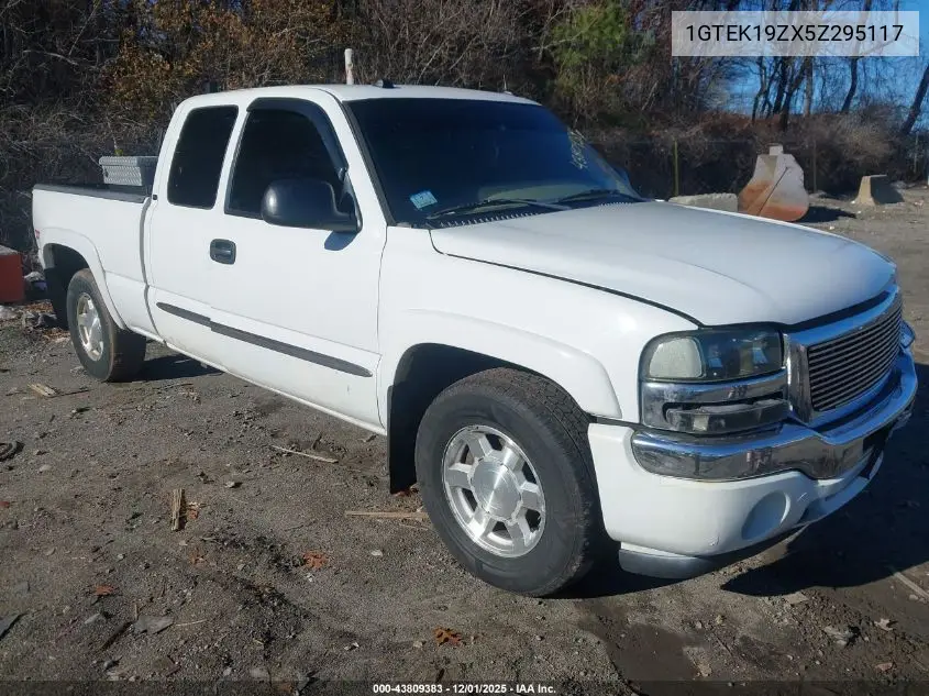1GTEK19ZX5Z295117 2005 GMC Sierra 1500 Slt