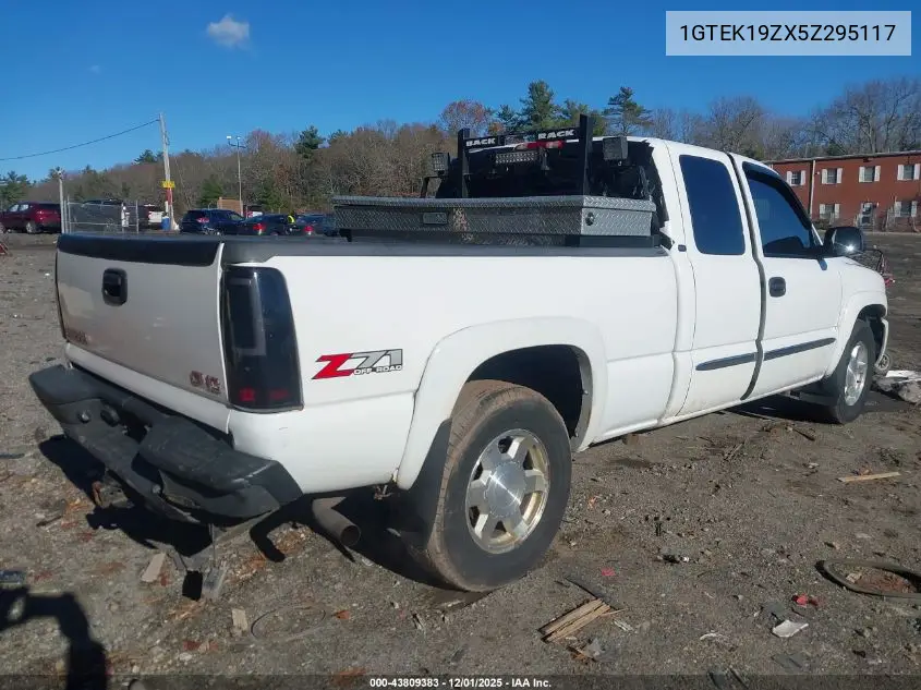 1GTEK19ZX5Z295117 2005 GMC Sierra 1500 Slt