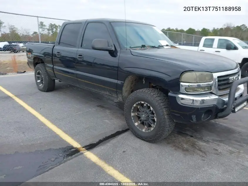 2GTEK13T751188958 2005 GMC Sierra 1500 Sle