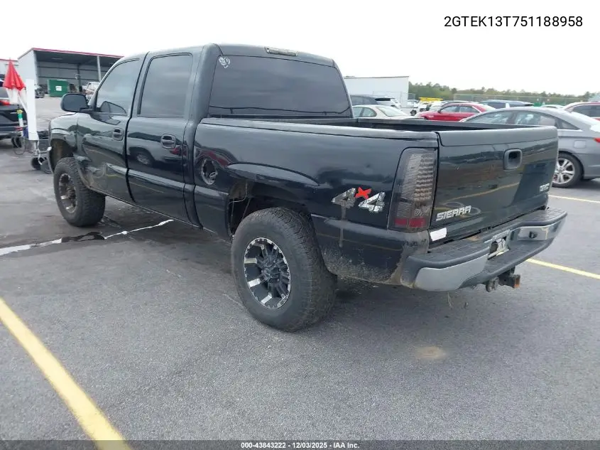 2GTEK13T751188958 2005 GMC Sierra 1500 Sle