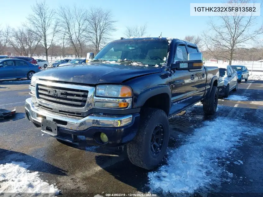 1GTHK232X5F813582 2005 GMC Sierra 2500Hd Slt