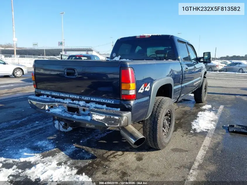 1GTHK232X5F813582 2005 GMC Sierra 2500Hd Slt