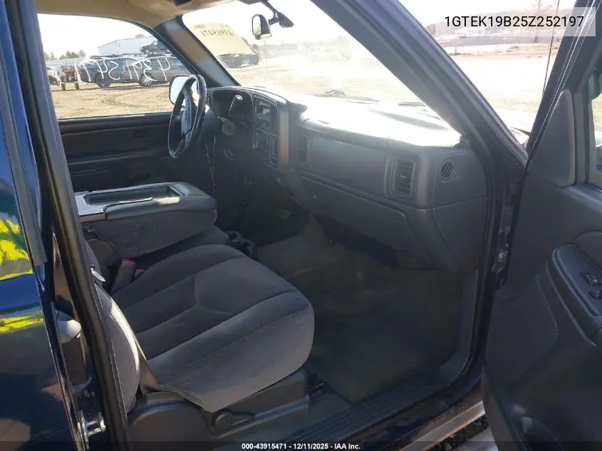 1GTEK19B25Z252197 2005 GMC Sierra 1500 Sle