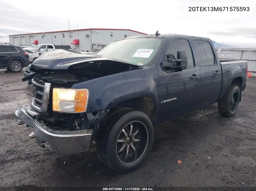 2GTEK13M671575593 2007 GMC Sierra 1500 Sle1
