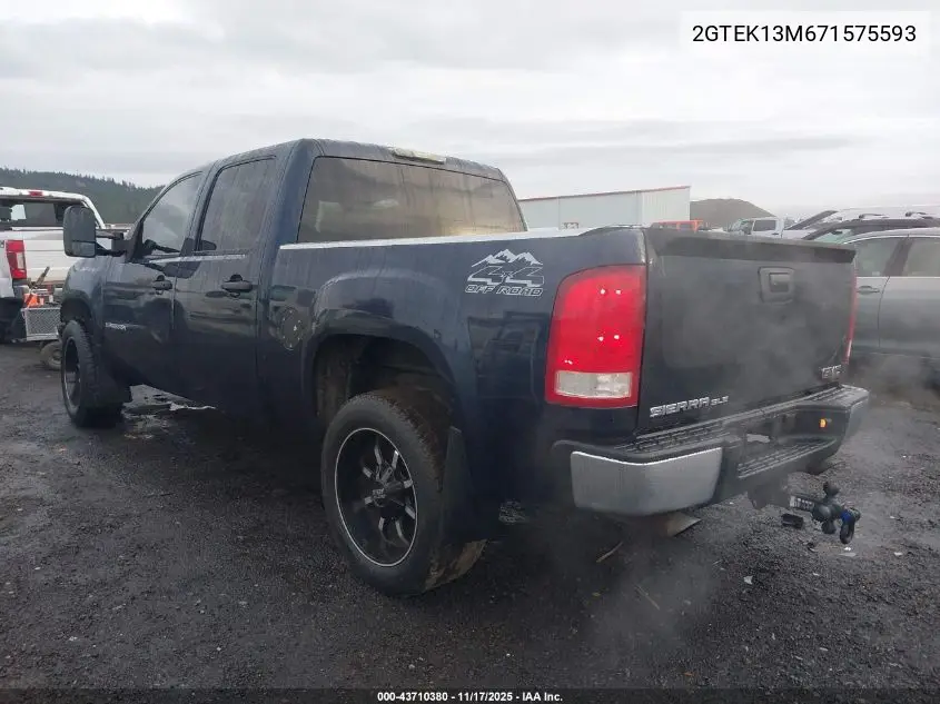 2GTEK13M671575593 2007 GMC Sierra 1500 Sle1