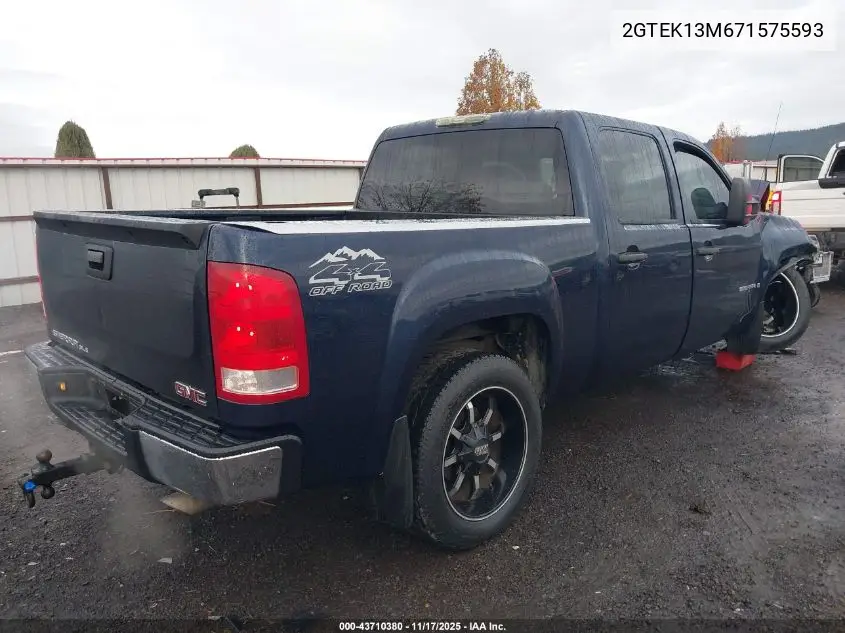 2GTEK13M671575593 2007 GMC Sierra 1500 Sle1