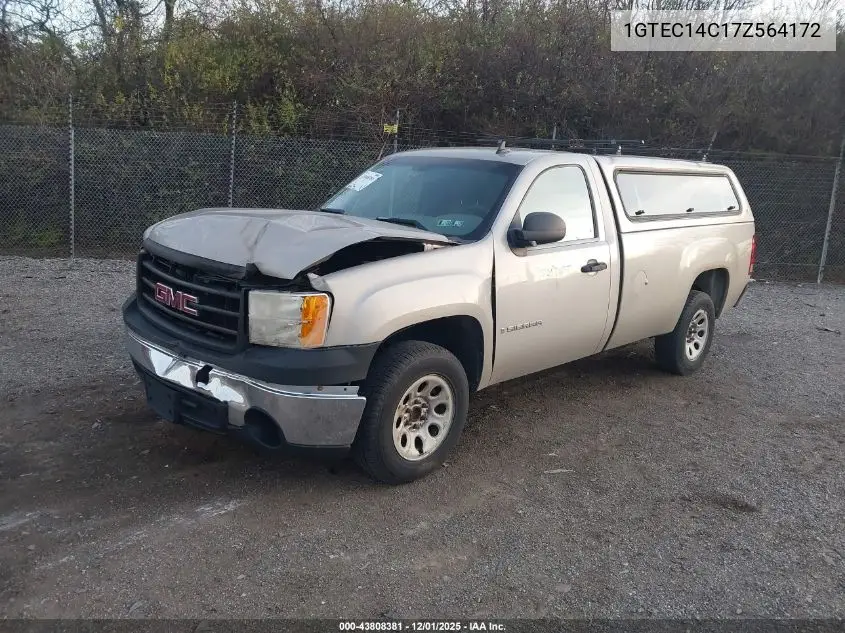 1GTEC14C17Z564172 2007 GMC Sierra 1500 Work Truck