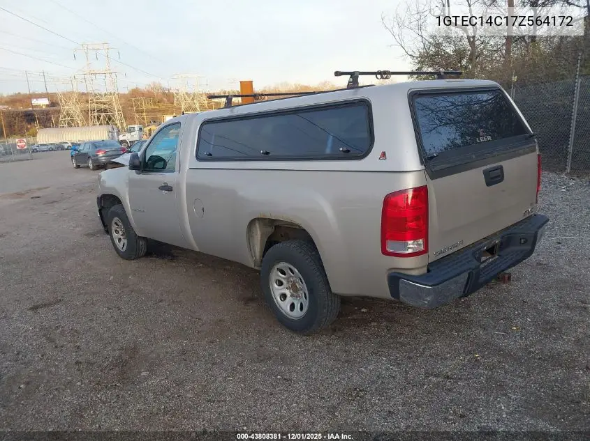 1GTEC14C17Z564172 2007 GMC Sierra 1500 Work Truck