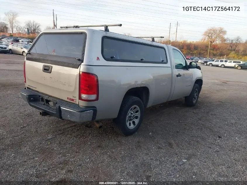1GTEC14C17Z564172 2007 GMC Sierra 1500 Work Truck